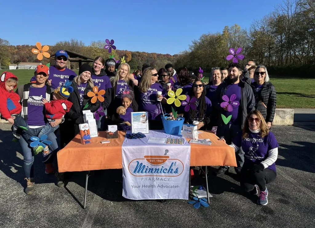 Alzheimer's walk table